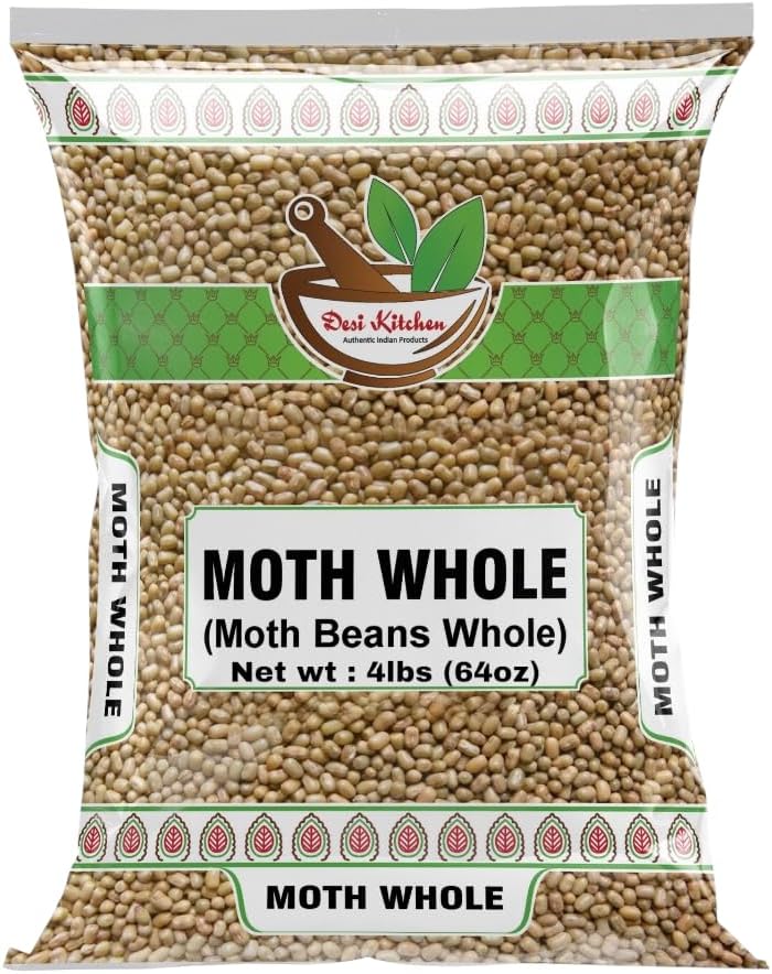 Desi Kitchen Moth Beans / Matki (Turkish Gram) By Rani Foods Inc 4LB (64oz)