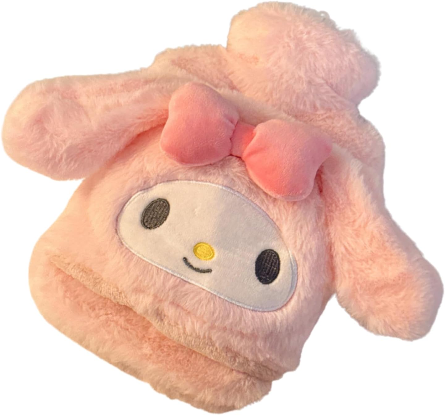 Cute Plush Hot Water Bag, Cartoon Hot Water Bottle with Cute Fleece Cover, Kawaii Design Hand Feet Warmer for Pain Relief, Cramps, Cozy Nights Gifts for Girls Boys Cold Winter (Pinky)