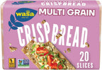 Wasa Multi Grain Crispbread, 9.7 oz, Crackers, Non-GMO Ingredients, Good Source of Fiber
