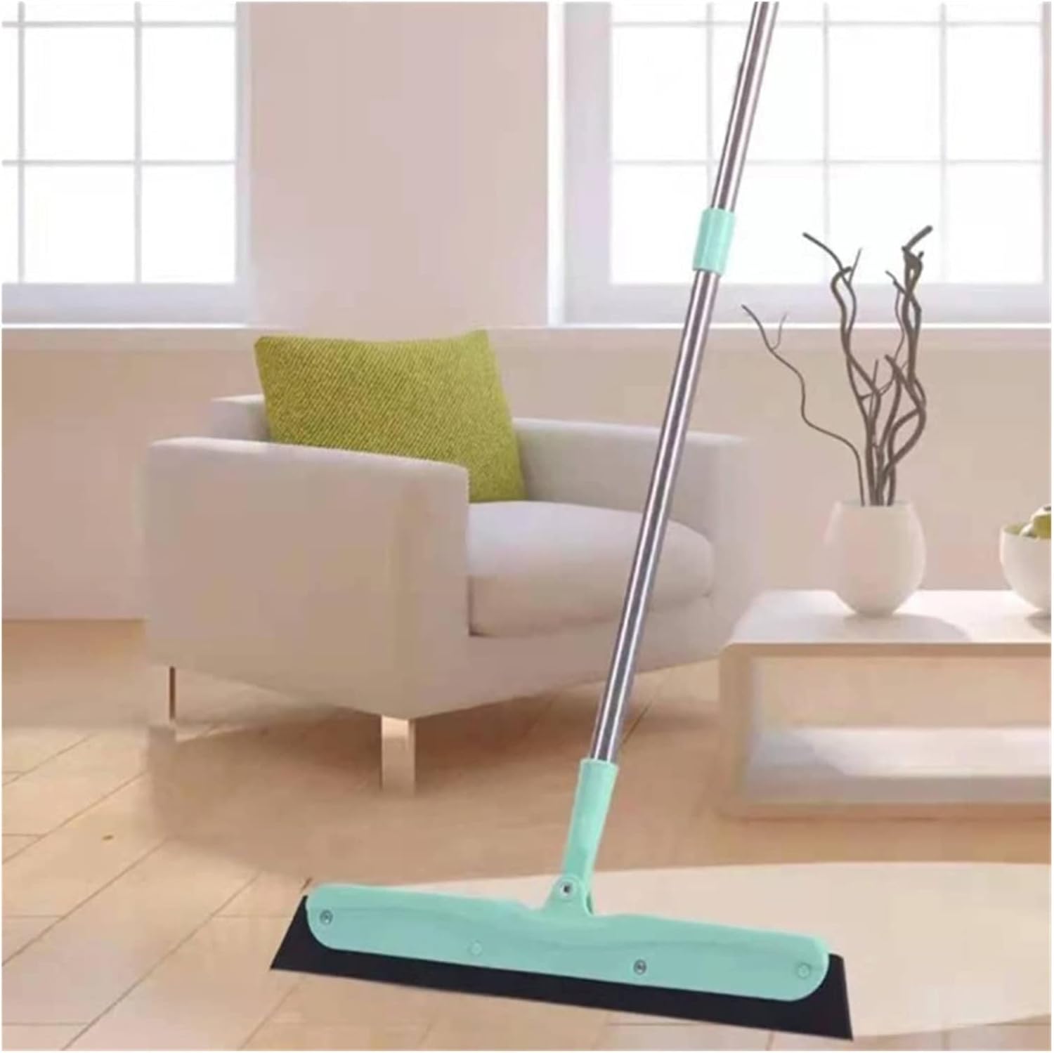 Rotable Magic Broom Dust Pet Hair Quick Removal Telescopic Window Glass Wiper Cleaning Brush Multifunctional Hand Push Sweepers