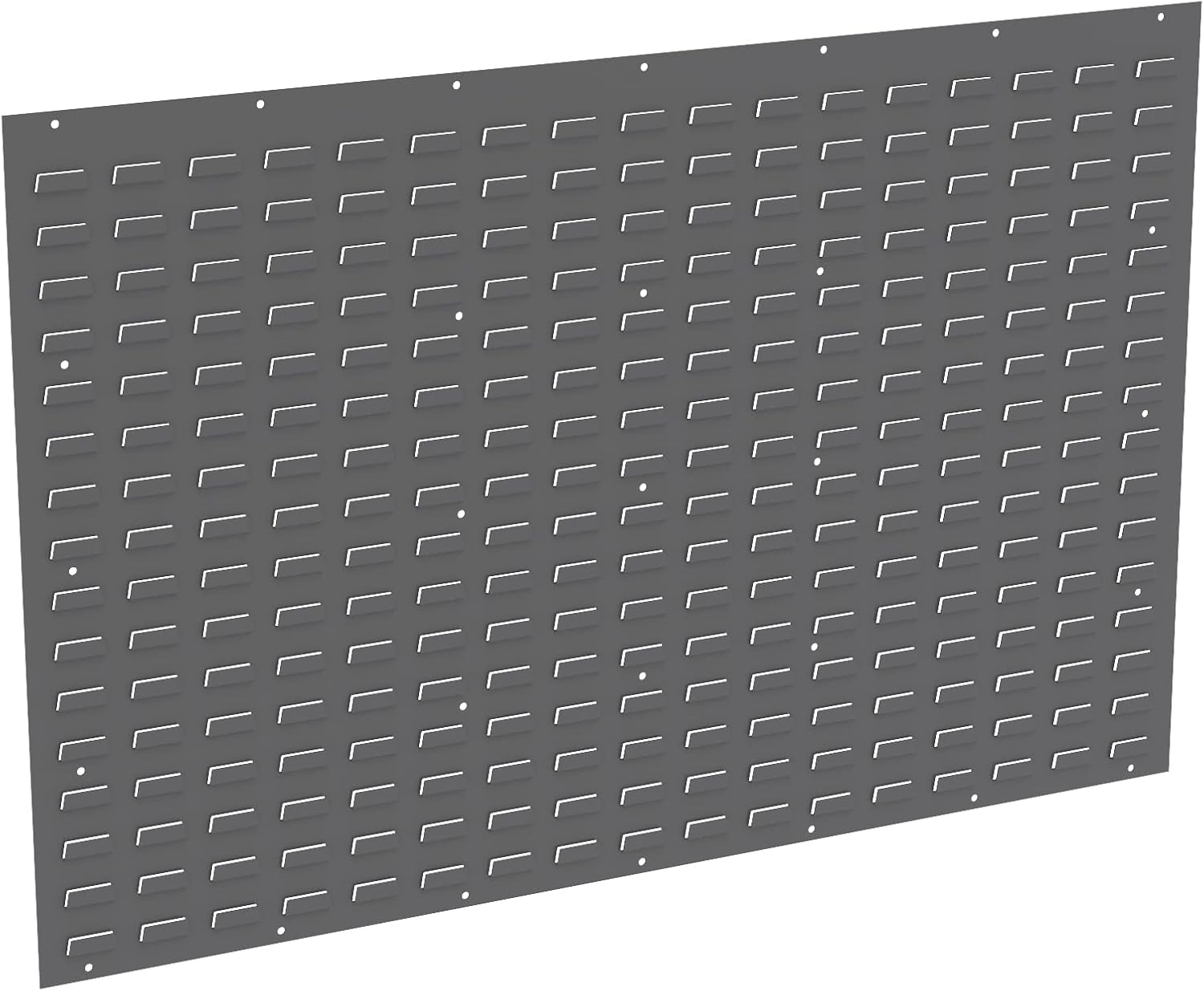 Akro-Mils 30655 Louvered Steel Wall Mount Panel Garage Organizer for Hanging AkroBin Storage Bins, 52-Inch W x 34-Inch H, Grey, Single