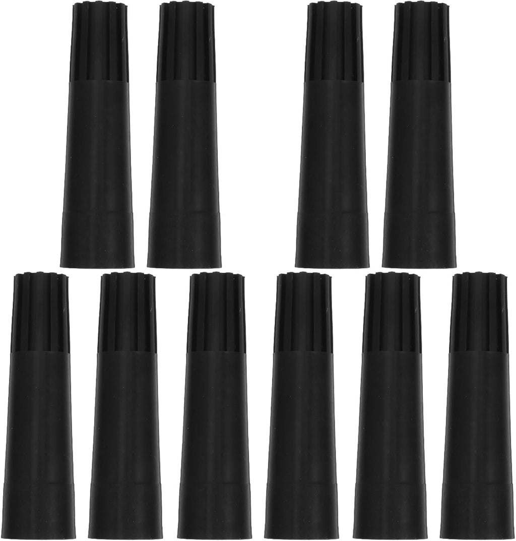 Ipetboom 10 Pcs Broom Extension Pole Adapter Tips Threaded Handle Ends for Mop and Broom Cleaning Tools Durable Replacement Pole Connectors for Floors Walls Ceilings
