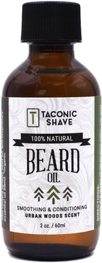 Taconic Shave Premium All Natural Beard Oil - 2 Ounce bottle (Urban Woods)