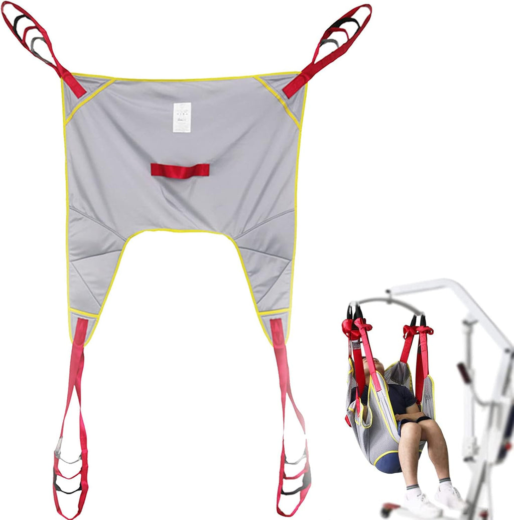 Medical Patient Lift Sling Toileting Lift Sling Stair Slide Board Transfer Divided Lift Sling,Patient Lift Toileting Sling for Shower Home Use,230kg/507 lb Weight Capacity,C