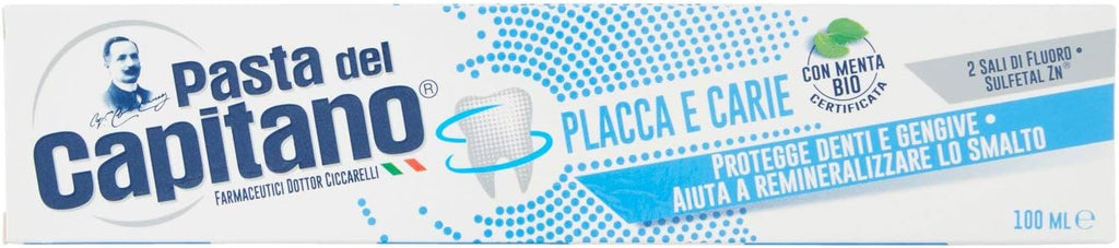 Pasta del Capitano Dentifricio Placche e Carie 100ml