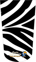 Heal with Appeal Amputee stump sock, Zebra Pattern V1, 3Ply stump sock