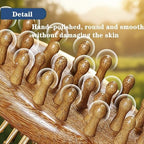 YHNNH Scalp Massager Hair Growth Brush,Head Massager Scalp Stress Relax Dandruff Comb,Wooden Scalp Exfoliator Head Scratcher,Unisex (Sandalwood)
