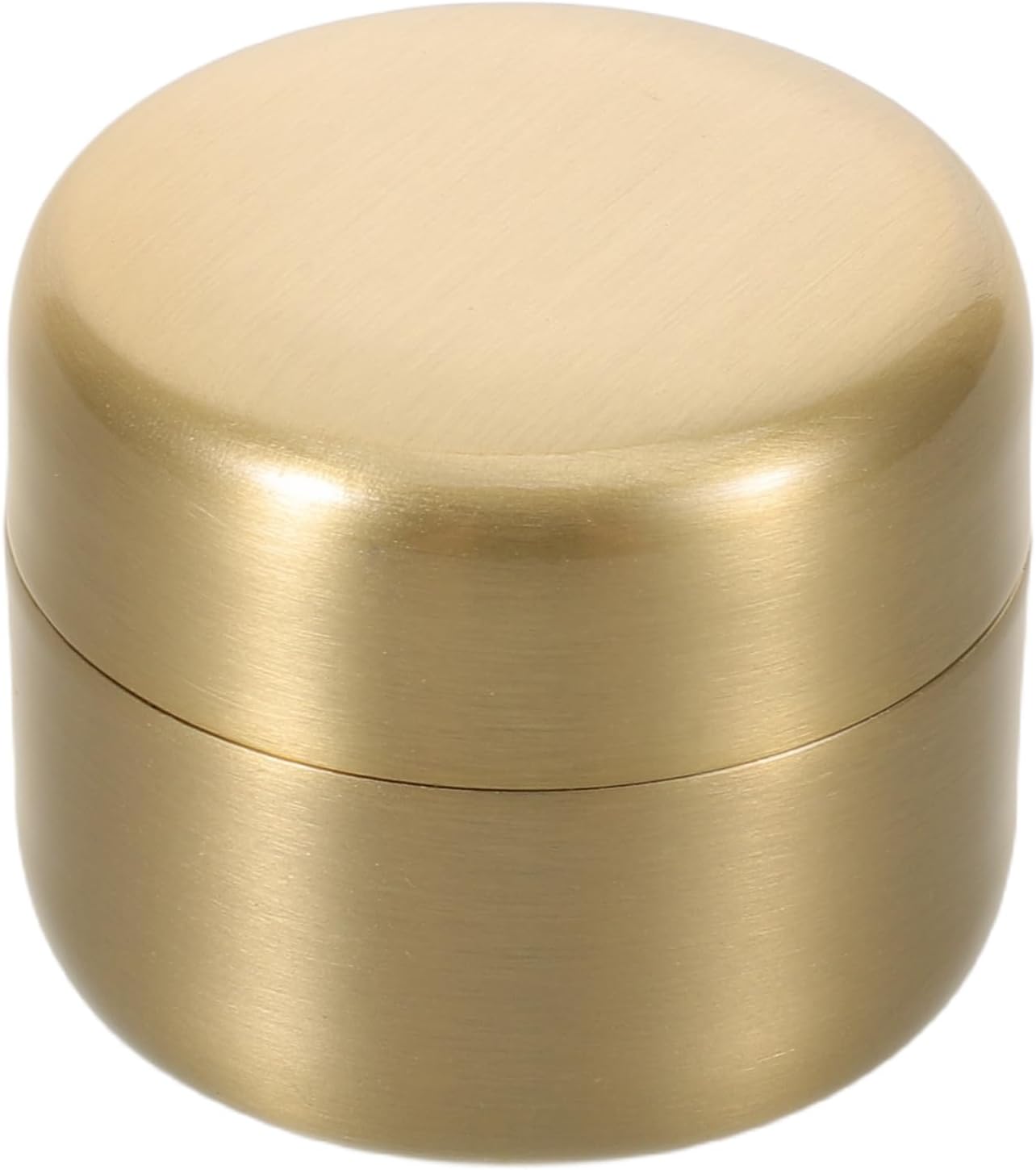 FOMIYES Waterproof Stainless Steel Pill Organizer, Medium Round Metal Storage Box with Airtight Seal, Portable Travel Medication Container for Daily Pills and Small Items