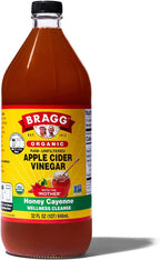 Bragg Organic Apple Cider Vinegar Honey Cayenne Wellness Cleanse with the Mother - 32 fl oz - Raw and Unfiltered