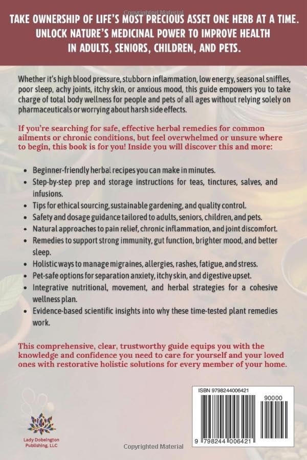 Herbal Remedies and Natural Medicine Secrets: Proven Strategies to Transform Gut Function, Calm Inflammation, Fortify Immunity & Boost Energy to Reclaim Self-Health in People & Pets