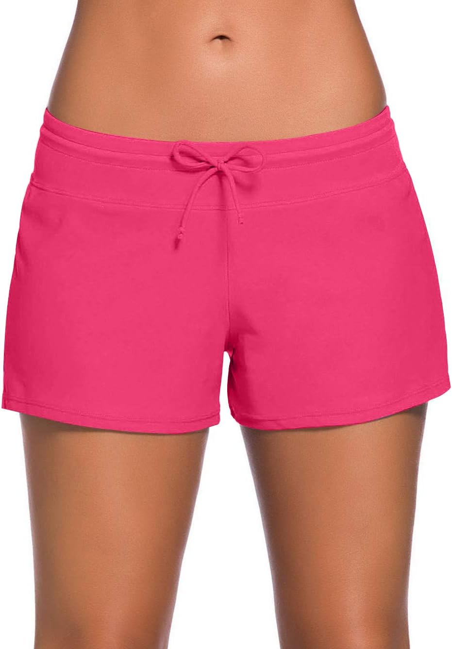 ChinFun Women's Board Shorts Swimswear Bottoms Tankini Swim Bathing Briefs Swimsuit Boardshorts Beach Trunks with Liner