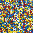 Manvscakes Sprinkles, Blue red and yellow Sprinkles, Super hero Parties, Sprinkle Mix for Cookies, Ice Cream, Cake and Cupcake Decorating