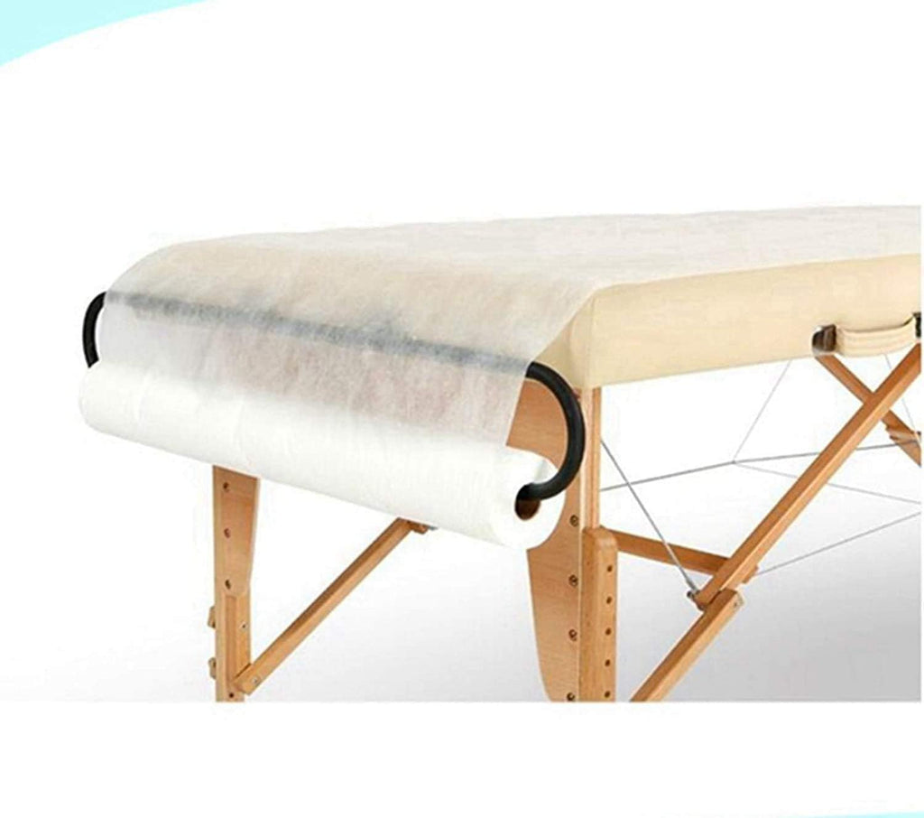 Disposable Non-Woven Sheet Salon Beauty Facial Bed Cover Roll for Waxing, Body Care (31" Wide X 354 Feet Long)