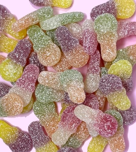 Swedish Sour Mini Dummies,Vegan Fruit Flavored Sour Gummies, Authentic Scandinavian Candy – Soft & Chewy Gummy Candy – 8 oz Bag