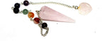 Jet International Jet Exquisite Rose Quartz Cone Shaped Pendulum Free Booklet Crystal Therapy