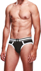 Prowler Black & White Brief, Super Comfy With Elasticated Waist Band