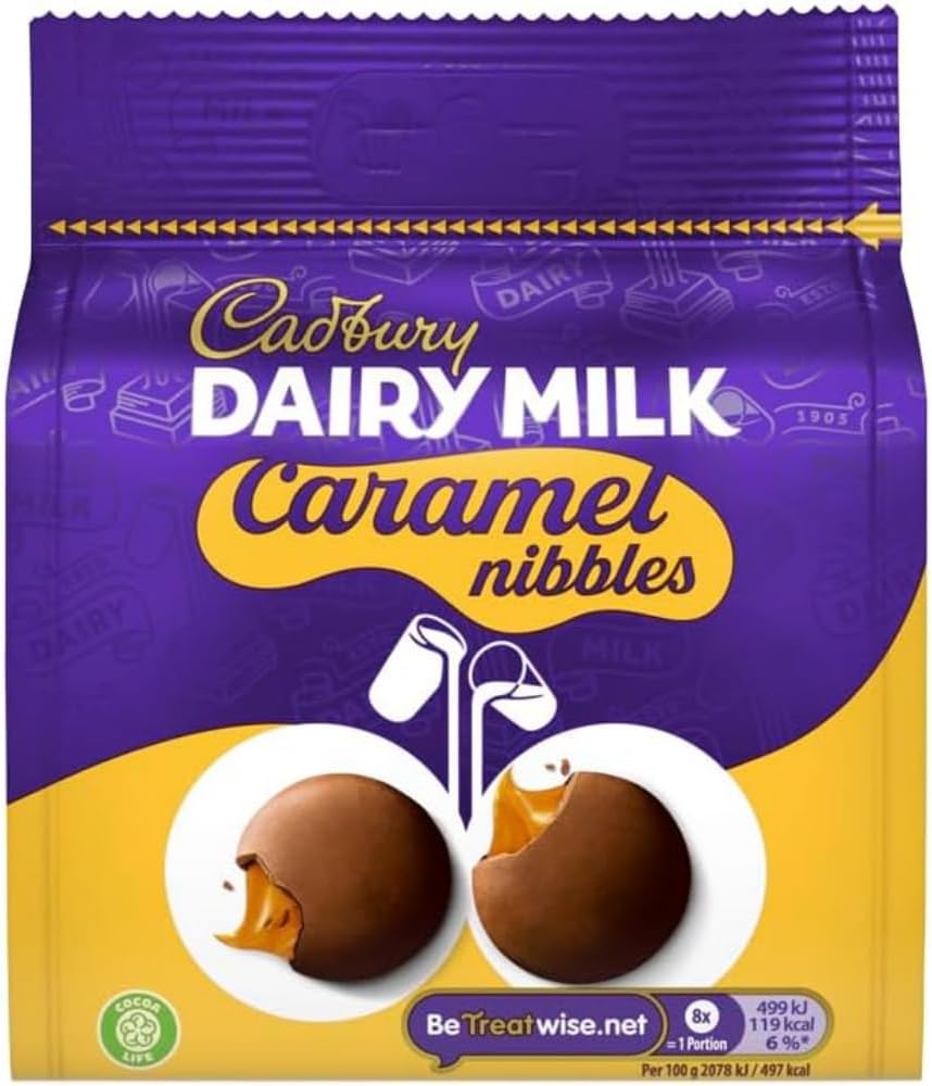 Cadbury Dairy Milk Salted Caramel Nibbles 85g (Pack of 1)