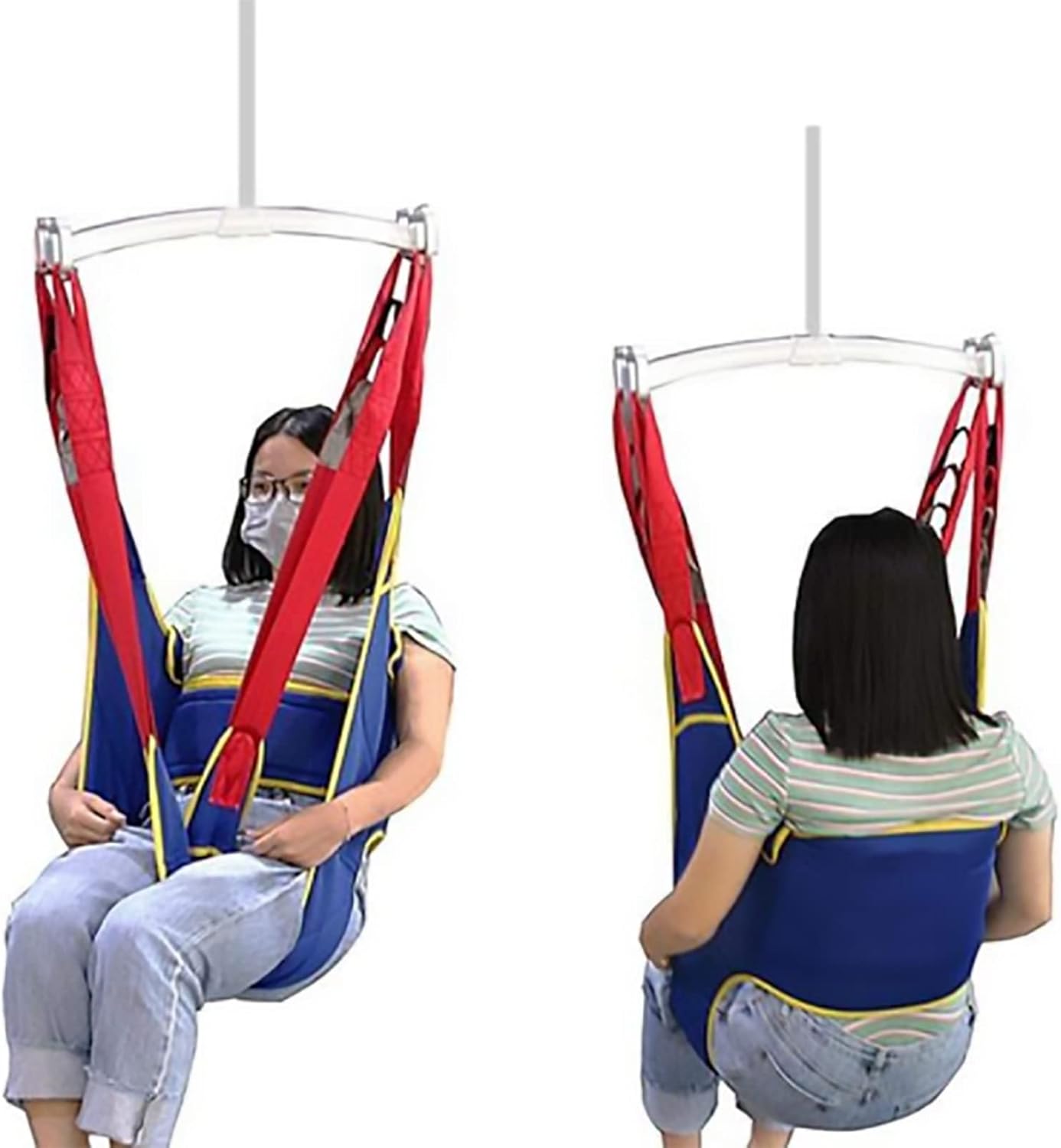 Toileting Sling, Adjustable Multipurpose Standard Lift Sling Patient Lifts Medical Handicap Four Point Sling