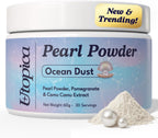 Utopica Pearl Powder for Skin - Natural Freshwater Pearl Powder for Face - For Cosmetic DIY Face Masks - Antioxidant, Deep Cleansing, Pore Shrinking - 60 Grams Polvo de Perlas Puro