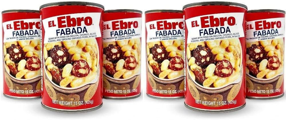 El Ebro delicious white bean fabada. Ready To Eat . 6 pack 15 oz. each serves 2