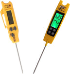 UEi Thermometer Bundle PDT650 Pocket + PDT655 HVAC Differential Thermometer with Backlit Display & Magnet Mount