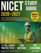 NICET Study Guide 2026-2027: 12 Full-Length Practice Tests, 1,500+ Exam-Style Questions, and Answer Explanations for The National Institute for Certification in Engineering Technologies
