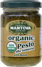 Mantova Organic Pesto Genovese (Pack of 4) 4.6 Oz