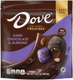DOVE PROMISES Individually Wrapped Almond & Dark Chocolate Candy Assortment, 12.67 oz Bag