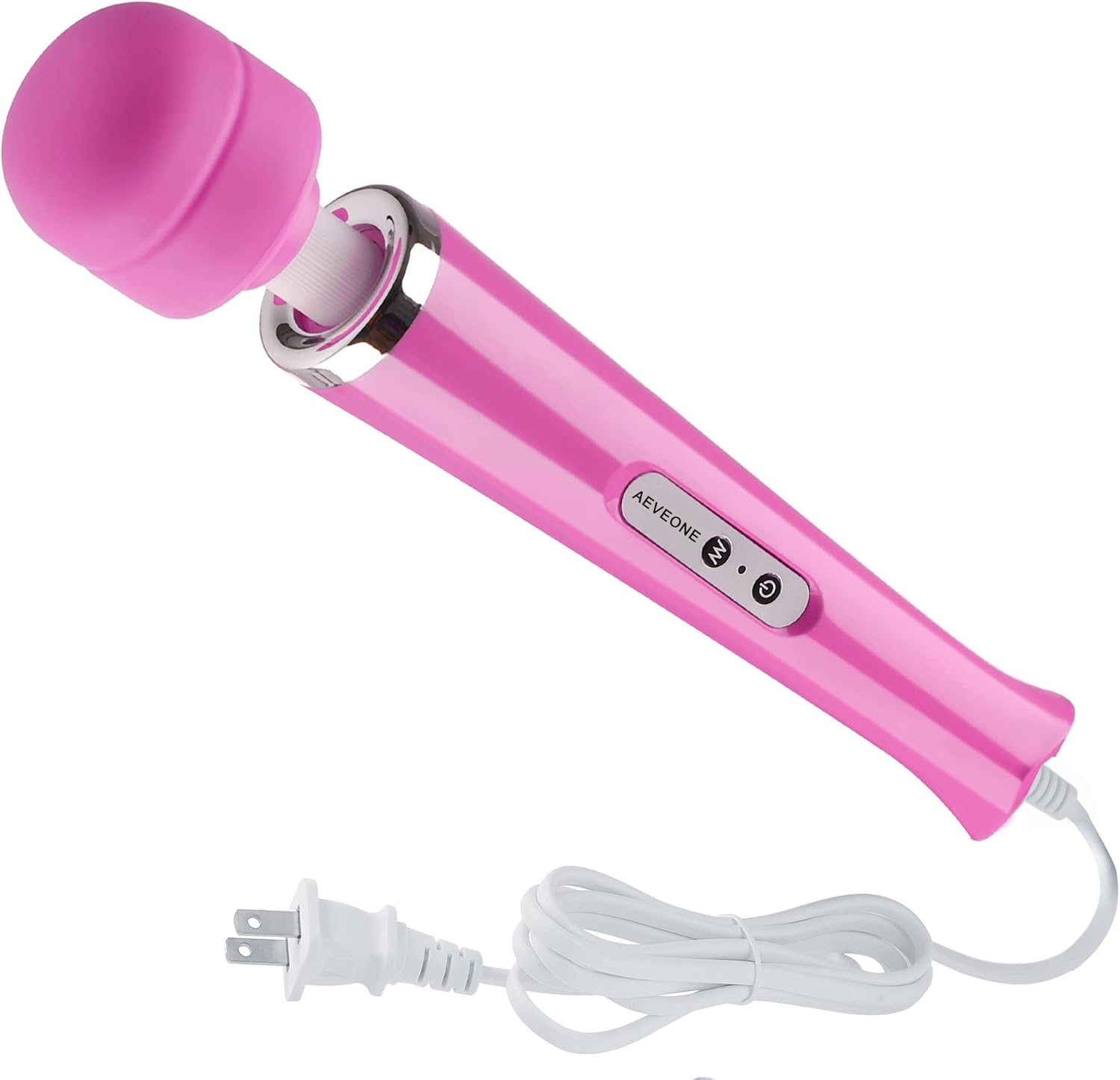 AEVEONE Wired Powerful Handheld Electric Massager, Strong Personal Back Massage for Sports Recovery, Muscle Aches, Body Pain (Rose red)
