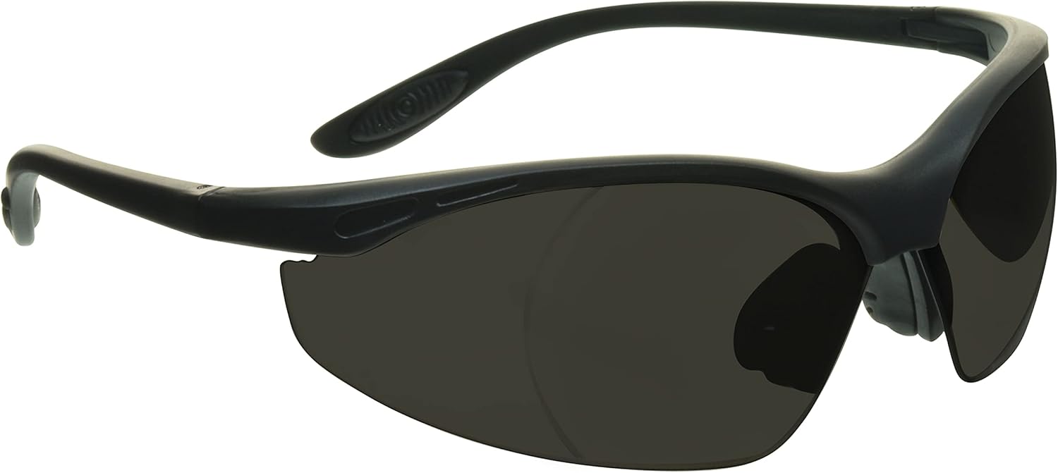 proSPORT Full Lens Reader Safety Glasses Clear or Smoke Sport Wraparound Curve NOT BIFOCAL