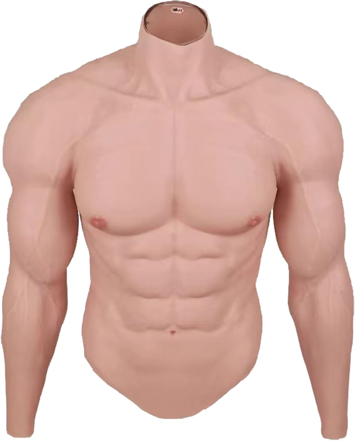 YIQI Silicone Muscle Suit with Arms Silicone Muscle Chest for Cosplay