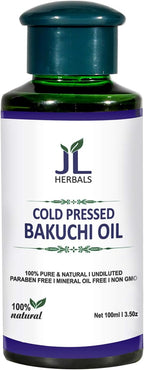 JL Herbals Bakuchi Oil 100ml (3.5 fl.oz) | Babchi | Psoralea corylifolia | 100% Pure & Undiluted | Cold Pressed | for External USE ONLY | USE After Dilution