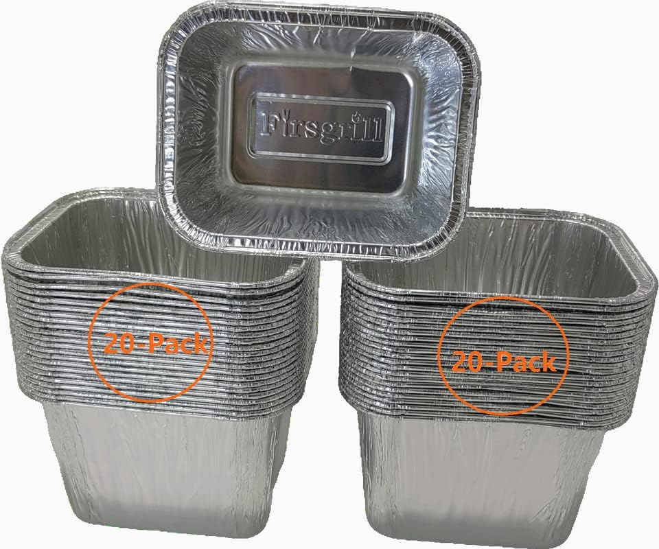 Firsgrill 40-Pack Grease Cup Liners for Pit boss Griddle Grill & Country Smokers Portable Gas Griddle (40)