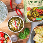 Taj Mahal Flavour Of India Palak Paneer (Spinach/Cottage Cheese) - Ready to Eat 10 oz Pure Vegetarian, Authentic Flavour of Indian Spices (Pack of 6, 285 Grams)