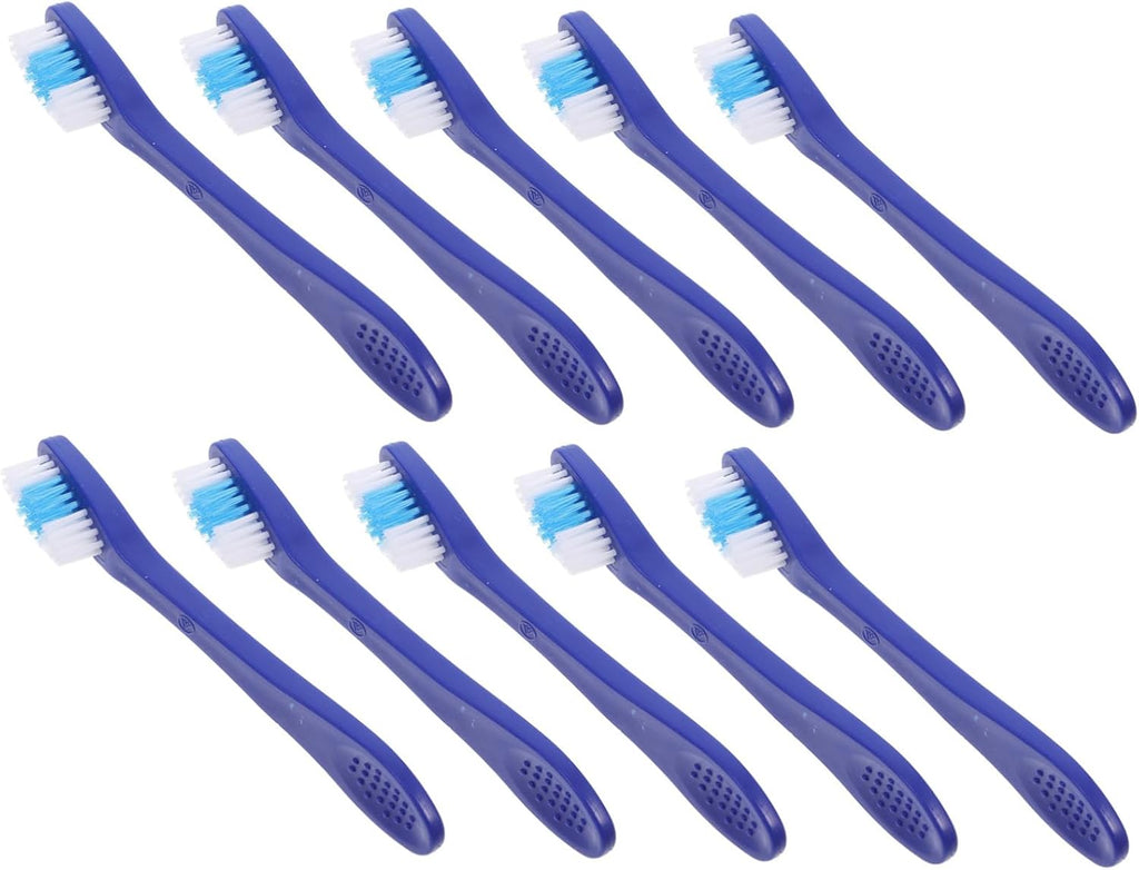 Didiseaon 10pcs Prison Toothbrush Short Handle Extra Soft Bristles Portable Travel Toothbrush for Teeth Cleaning