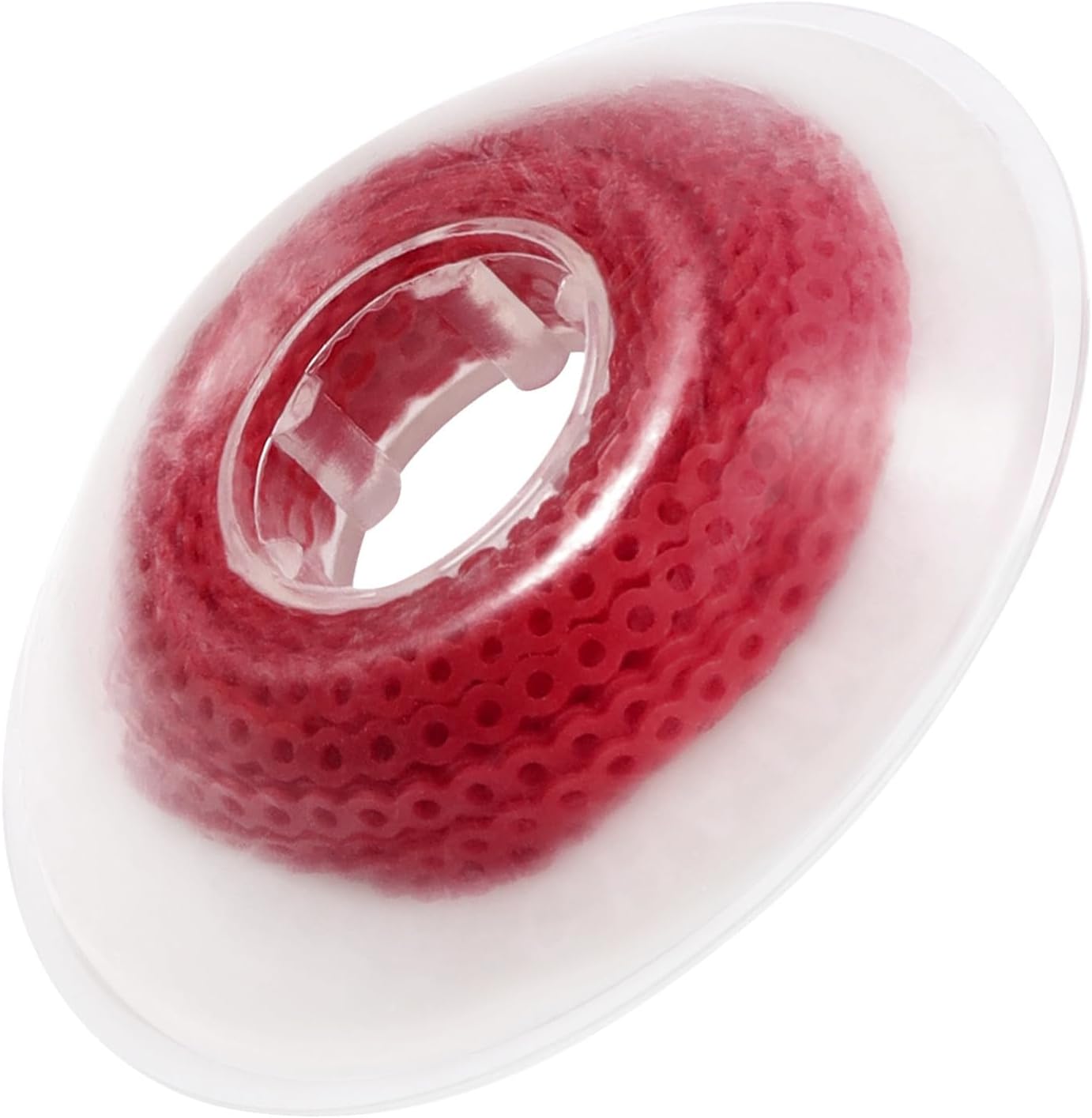 Annhua Dental Orthodontic Elastic Rubber Band Power Chain for Braces, Long Sizes - 23# - 15ft/Roll (Red)