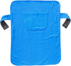 Men’s & Women’s Adaptive Microfibre Polar Fleece Wheelchair Blanket - Reversible - Royal
