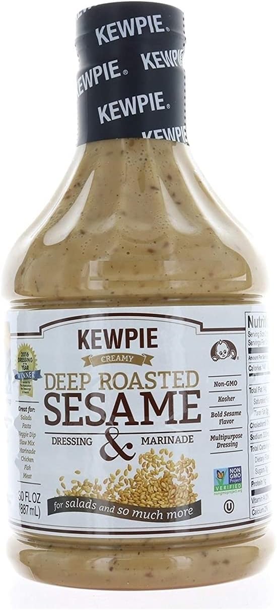 Kewpie Creamy Deep Roasted Sesame Dressing & Marinade, 30 Fluid Ounce