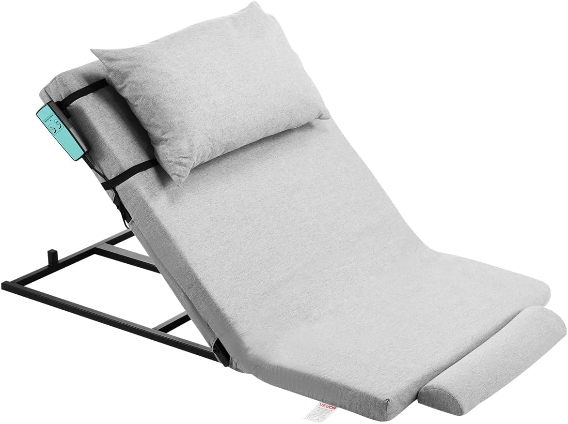 VEVOR Electric Lifting Backrest for Bed, 300 lbs Capacity, 4-68° Adjustable Lifting Bed Backrest with Machine Washable Fabric, for Pregnant Women Elderly Patient Handicap