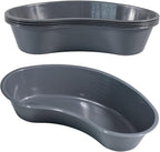 Vakly Emesis Basin 700 mL (5 Pack) – Kidney Shaped Plastic Vomit Bowl, Graduated Medical Basin for Oral Care, Dental, Ear Irrigation & Home Care, Reusable