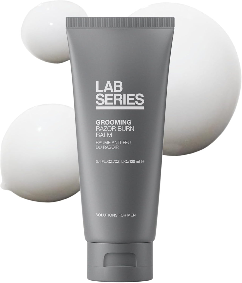 Lab Series Men's Grooming Razor Burn Balm After Shave Lotion - Hydrates & Soothes Skin - Skin Care for Men, 3.4 Ounce
