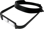Jewelry Loupes Headband Magnifier 1.6X 2.0X 2.5X 3.5X Adjustable Eyeglasses Hands Free Head Magnifier Jewelry Magnifying Glass for Repair & Craft