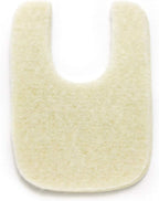 Wide U Shaped Felt Callus Horseshoe Pads - Adhesive Foot Pads That Protect Calluses from Rubbing On Shoes - 1/8" - 25 Pack