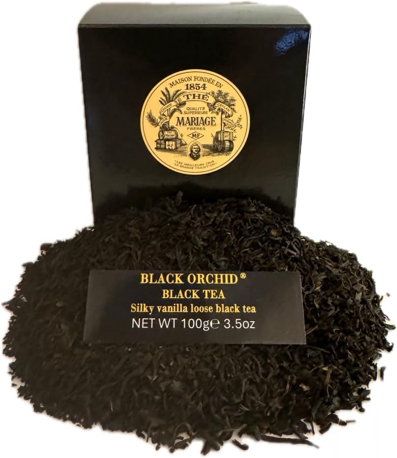 Mariage Freres Black Orchid 100g 3.5oz Loose Tea (1 Pack)