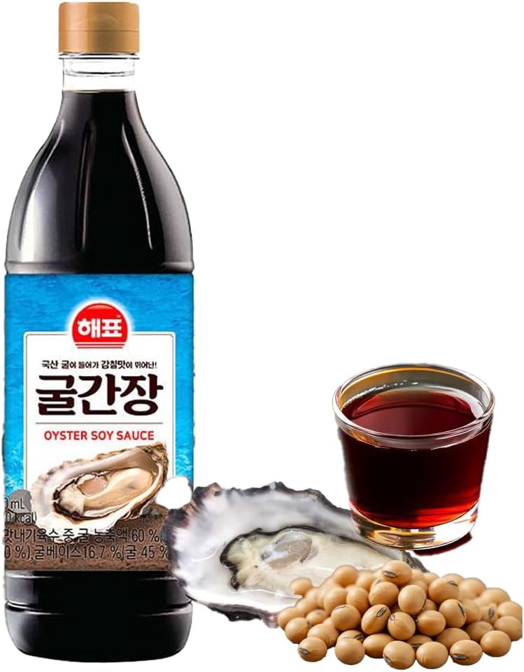Korean Oyster Soy Sauce 500 ml Premium Brewed Umami Shoyu Rich Taste Ideal for Stir-fries