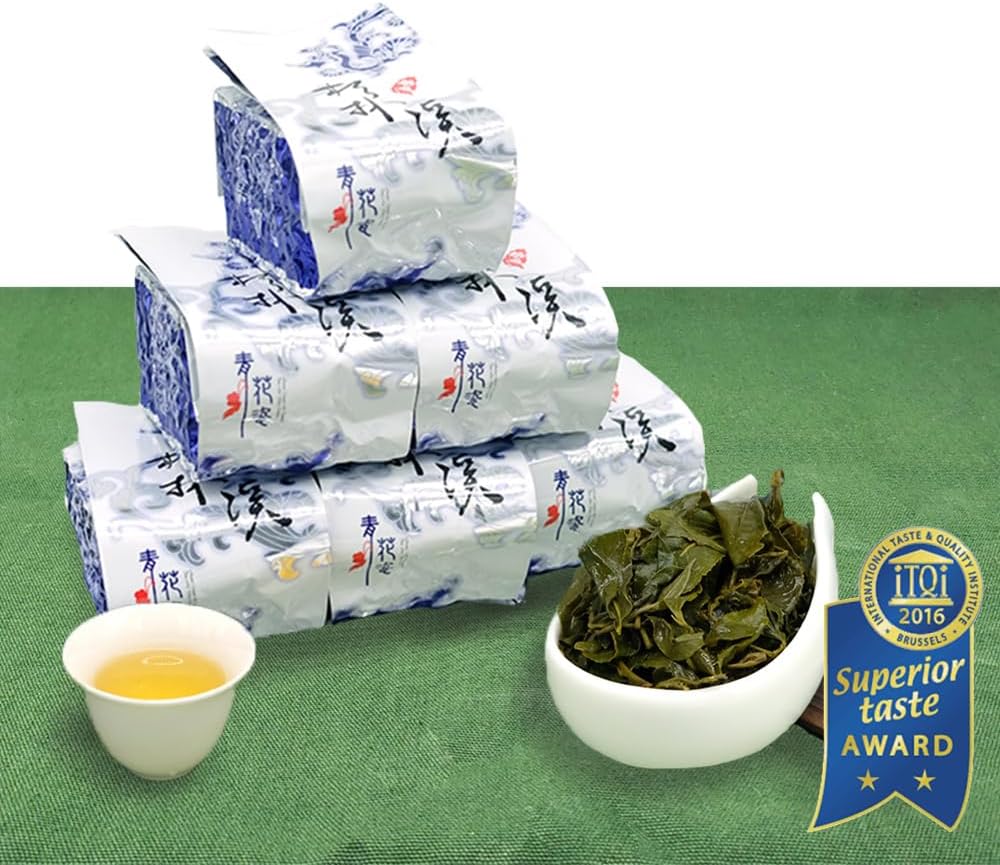 Taiwan unique tea,杉林溪高山鮮採烏龍茶葉 Shanlinxi Oolong Tea,150g*4
