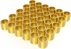 GASHER 30pcs Hose Ferrules Brass Fitting, 19mm Air Hose Crimping Fittings Used in Conjunction with Hose Crimping Tool