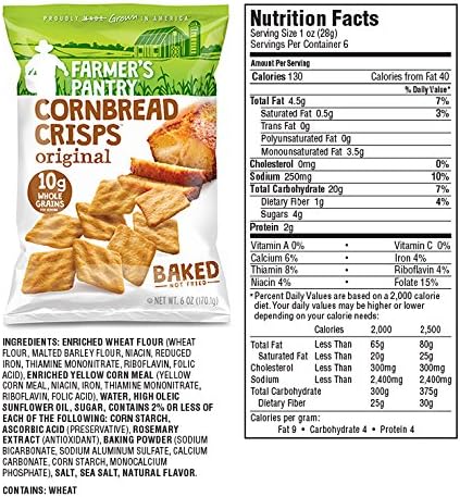 Cornbread Crisps, Original Style