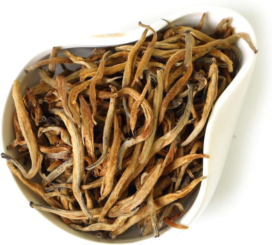 GOARTEA Black Tea Bags 250g / 8.8oz Nonpareil Supreme Yunnan Black Tea Loose Leaf - Fengqing Dian Hong Dianhong Chinese Tea