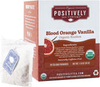 Organic Positively Tea Company, Blood Orange Vanilla Rooibos Tea Bags, 20 Count